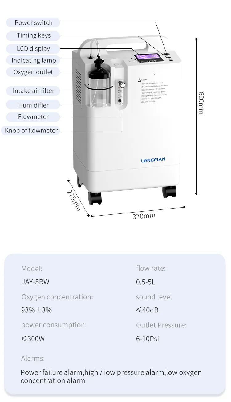 Медицинский и концентратор JAY-5BW (15)